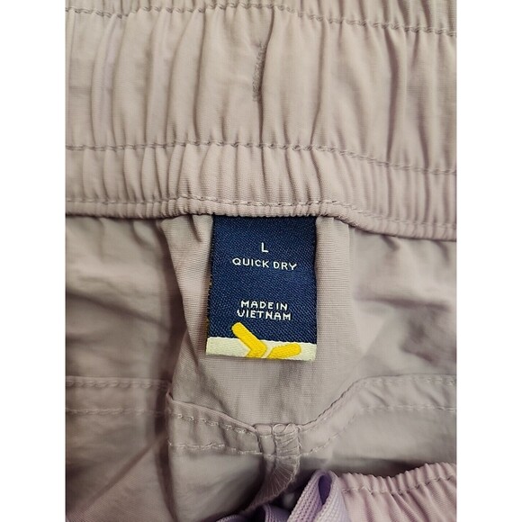 Old Navy Ankle-Zip Cargo Joggers Womens L Lavender Quick Dry Nylon NEW - Picture 5 of 9